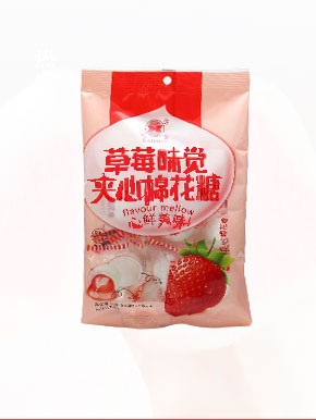 草莓味夹心棉花糖